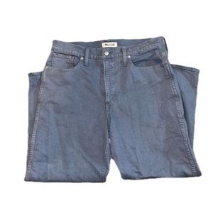 Madewell brand wide leg jean